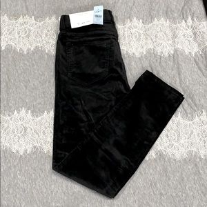 LOFT High Rise Skinny Velvet Pants